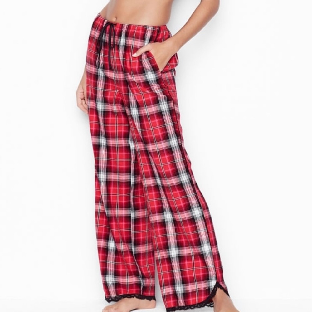 Brand New Victoria’s Secret Wide Leg Flannel Pants